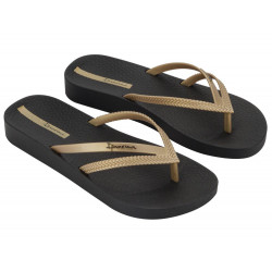CHANCLAS DE MUJER IPANEMA BOSSA SOFT V FEM BLACK/GOLD - Querol online