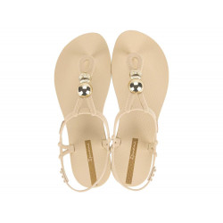 CHANCLAS DE MUJER IPANEMA CLASS SPHERES SANDAL FEM BEIGE/GOLD - Querol online