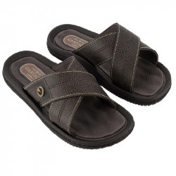 CHANCLAS DE HOMBRE CARTAGO FIJI IV SLIDE AD BROWN/DARK BROWN - Querol online