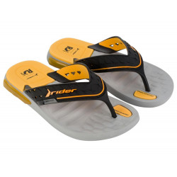 CHANCLAS DE HOMBRE RIDER R LINE PLUS IV THONG AD GREY/BLACK/YELLOW - Querol online
