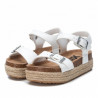 sandàlies Xti blanques amb sivella doble i sola bios