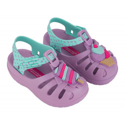 CHANCLAS DE BEBé IPANEMA SUMMER XIII BABY LILAC/GREEN - Querol online