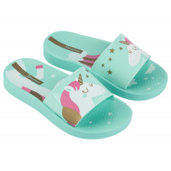 CHANCLAS DE UNISEX IPANEMA URBAN V SLIDE KIDS GREEN/GREEN/WHITE - Querol online