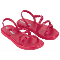 CHANCLAS DE MUJER IPANEMA MEU SOL FLATFORM AD DARK PINK/GREEN - Querol online