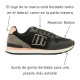 Zapatillas urban Mustang 60441 joggo classic negras con paneles rosas - Querol online