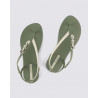CHANCLAS DE MUJER IPANEMA SALTY II SANDAL FEM GREEN/BEIGE/SILVER