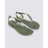 CHANCLAS DE MUJER IPANEMA SALTY II SANDAL FEM GREEN/BEIGE/SILVER