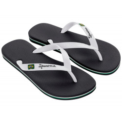 CHANCLAS DE HOMBRE IPANEMA CLAS BRASIL II AD BLACK/WHITE - Querol online