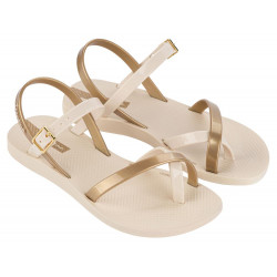 CHANCLAS DE UNISEX IPANEMA FASHION SAND X KIDS BEIGE/GOLD - Querol online