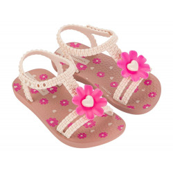 CHANCLAS DE BEBé IPANEMA DAISY BABY PINK/BEIGE - Querol online