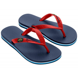 CHANCLAS DE UNISEX IPANEMA CLAS BRASIL II KIDS BLUE/RED - Querol online