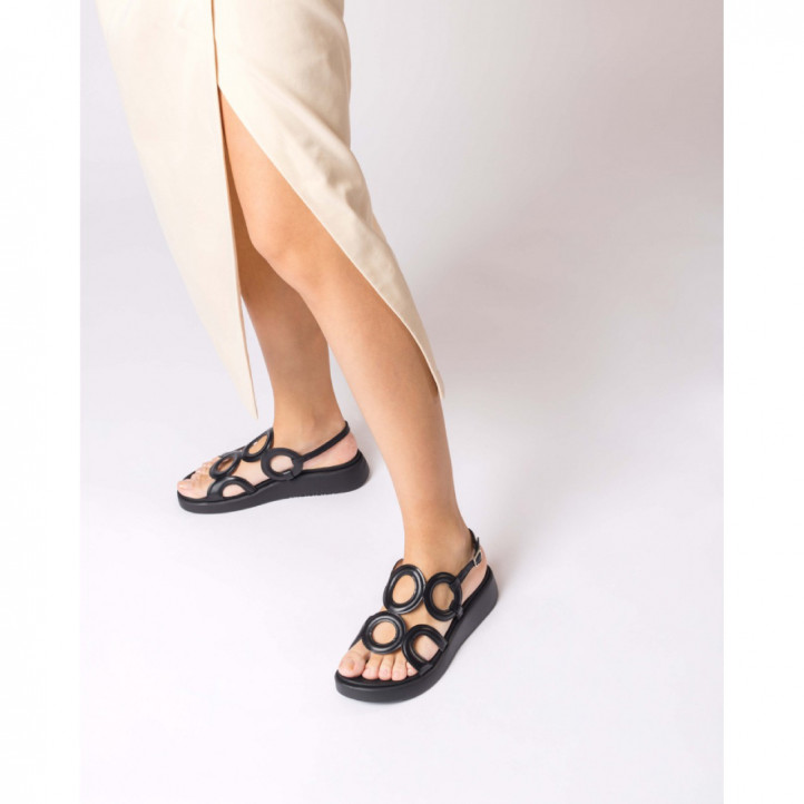 SANDALIAS ARIZONA NEGRO NEGRO WONDERS - Querol online