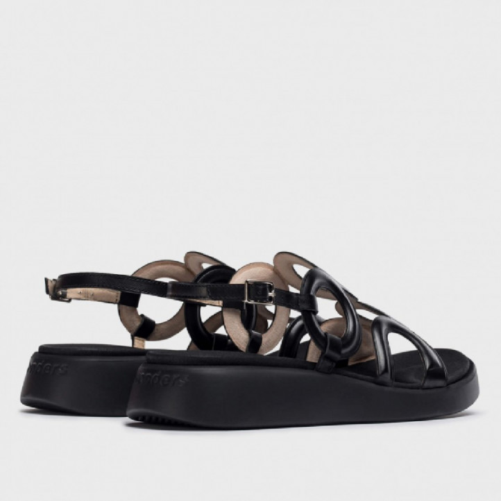 SANDALIAS ARIZONA NEGRO NEGRO WONDERS - Querol online