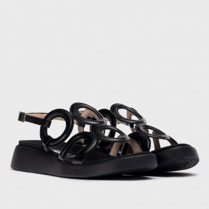 SANDALIAS ARIZONA NEGRO NEGRO WONDERS - Querol online