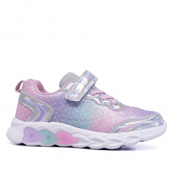 Sabatilles esport QUETS! metal·litzades amb disseny de cors i llums - Querol online