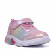 Zapatillas deporte QUETS! con diseño de corazones rosas y luces - Querol online