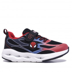 Sabatilles esport QUETS! negres i vermelles amb detall de Spiderman i llums - Querol online