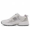 Zapatillas New Balance 530 blancos con plata metalizado