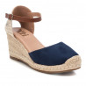 Espardenyes Xti navy d'antelina i jute en la sola