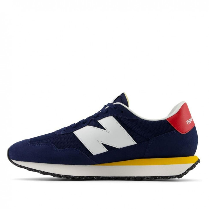Zapatillas deportivas New Balance 237 azules con rojo y amarillo - Querol online