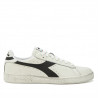 Zapatillas deportivas Diadora game l low waxed blancas y negras