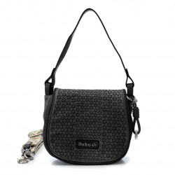 Bolso Refresh negro con solapa de clip - Querol online