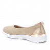 Bailarinas Xti beige con detalles metalizados y suela deportiva
