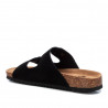 Sandalias planas Xti negras con doble hebilla dorada y estilo bios