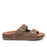 Sandalias planas Xti taupe con doble hebilla dorada y estilo bios