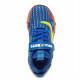 Zapatillas deporte Bull Boys azules oscura con detalles naranjas - Querol online