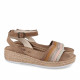 SANDALIA MUJER TAUPE WALK AND FLY ZAHARA 3087 48460 WALK AND FLY - Querol online