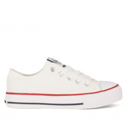 Sabatilles lona Chika 10 blanques city kids - Querol online