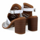 SANDALIAS DE TACON ALTO W&F H21-254 A4 WALK AND FLY - Querol online