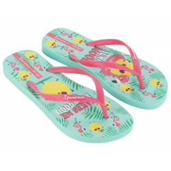 CHANCLAS DE MUJER IPANEMA + MR WONDERFUL IV FEM GREEN/PINK - Querol online