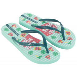 CHANCLAS DE MUJER IPANEMA + MR WONDERFUL IV FEM GREEN/BLUE - Querol online