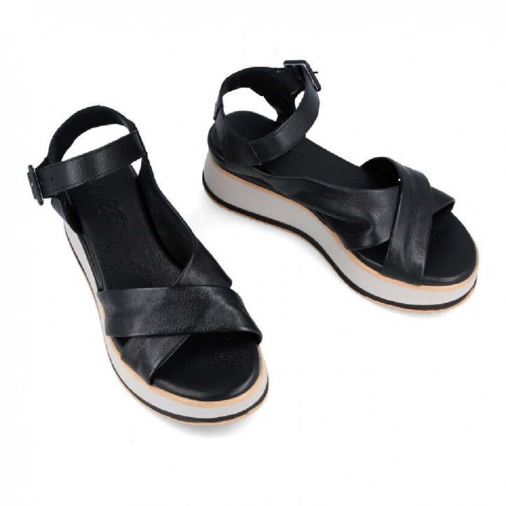 SANDALIA PLATAFORMA W&F C35-45-1111 A4 WALK AND FLY - Querol online