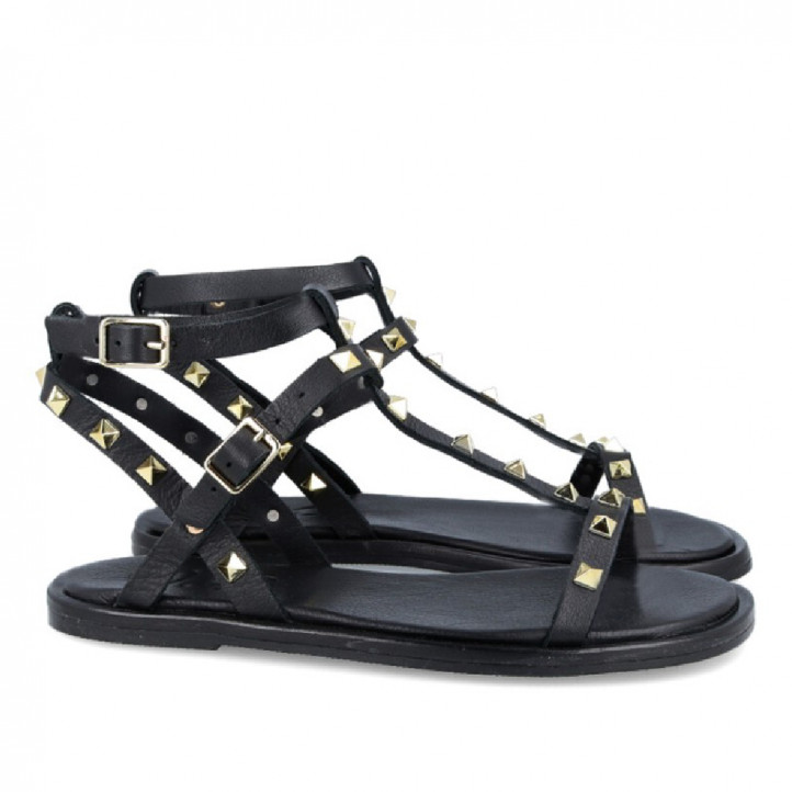 SANDALIAS ROMANAS CON TACHUELAS W&F D610717 A4 WALK AND FLY - Querol online