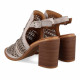 SANDALIAS DE TACON ALTO W&F H21-254 A4 WALK AND FLY - Querol online