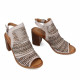 SANDALIAS DE TACON ALTO W&F H21-254 A4 WALK AND FLY - Querol online