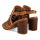 SANDALIAS DE TACON ALTO W&F H21-254 A4 WALK AND FLY - Querol online