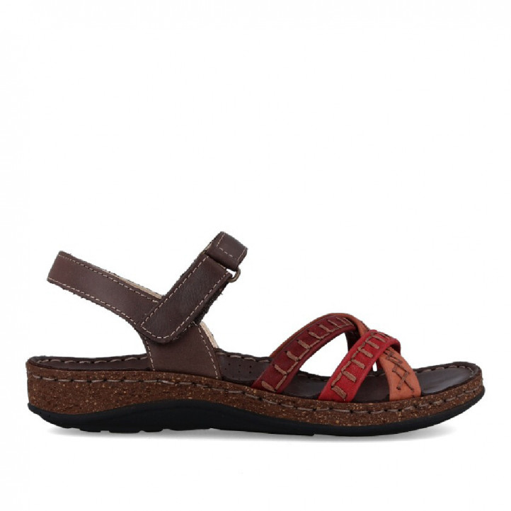 SANDALIAS DE PIEL PARA MUJER WALK AND FLY 3861 40941 A3 WALK AND FLY - Querol online