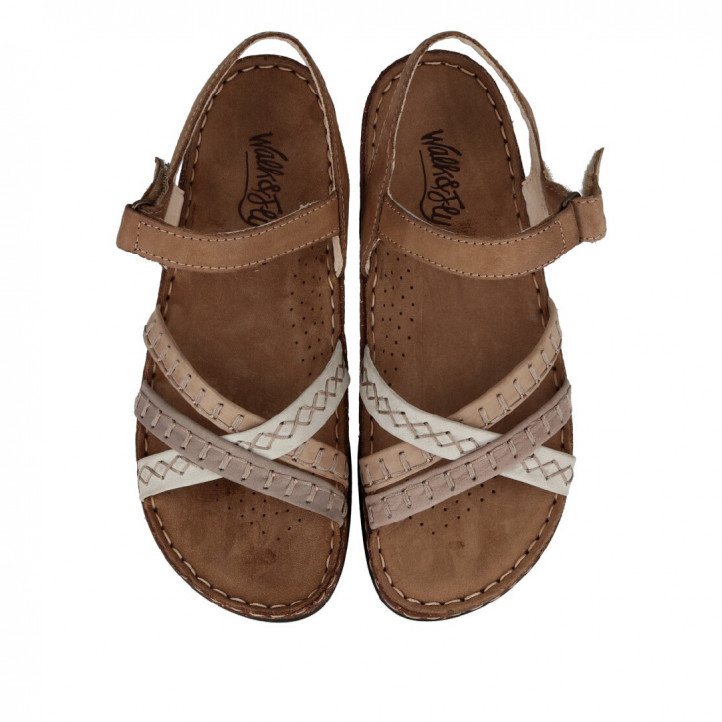 SANDALIAS DE TIRAS ENTRELAZADAS WALK AND FLY 3861 40941 A3 WALK AND FLY - Querol online