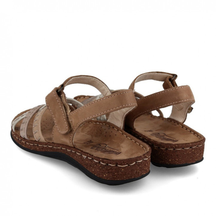 SANDALIAS DE TIRAS ENTRELAZADAS WALK AND FLY 3861 40941 A3 WALK AND FLY - Querol online