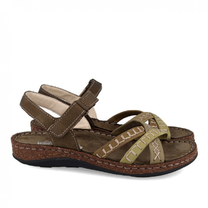 SANDALIAS VERANIEGAS DE MUJER WALK AND FLY 3861 40941 A3 WALK AND FLY - Querol online