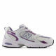 Zapatillas New Balance 530 blancas con detalles lilas - Querol online