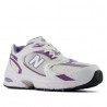 Zapatillas New Balance 530 blancas con detalles lilas