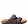 Sandàlies Xti marrons amb doble sivella i estil bio