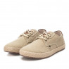 Zapatos sport Refresh beige con acabado desgastado y suela de yute
