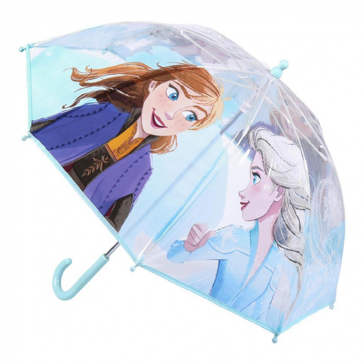 Paraigües Cerda transparent amb elsa i anna de la pel·lícula forzen 2 - Querol online