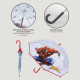 Paraigües Cerda transparent de spiderman amb dibuixos de teranyines - Querol online